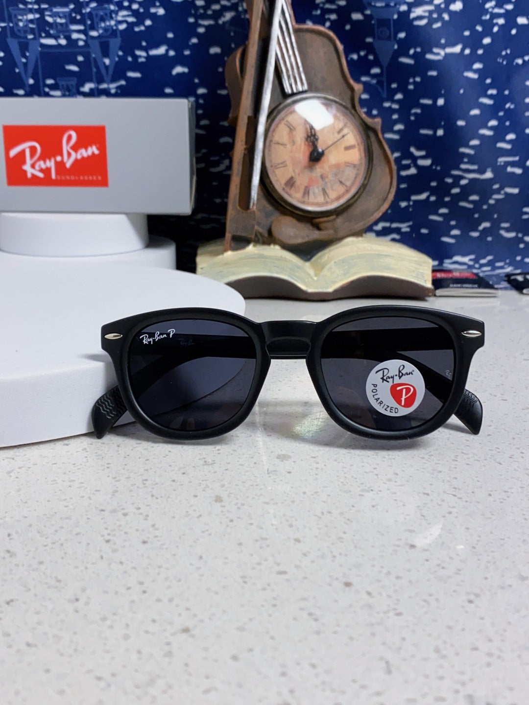Ray-Ban RB5356 Polarized Oval Silver Lens Sunglasses for Men & Women - 466562 - detail image 9
