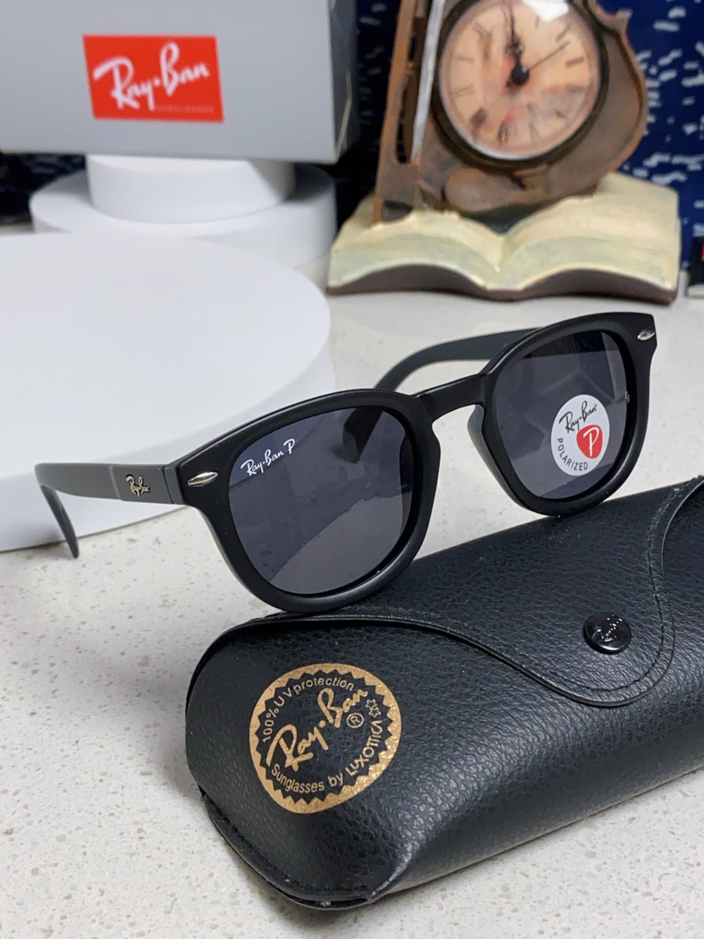 Ray-Ban RB5356 Polarized Oval Silver Lens Sunglasses for Men & Women - 466562 - detail image 10