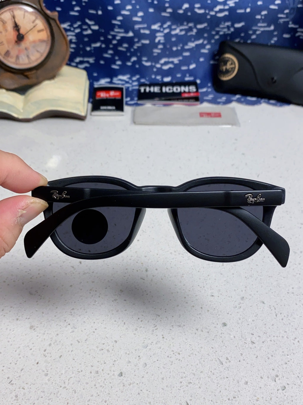 Ray-Ban RB5356 Polarized Oval Silver Lens Sunglasses for Men & Women - 466562 - detail image 5