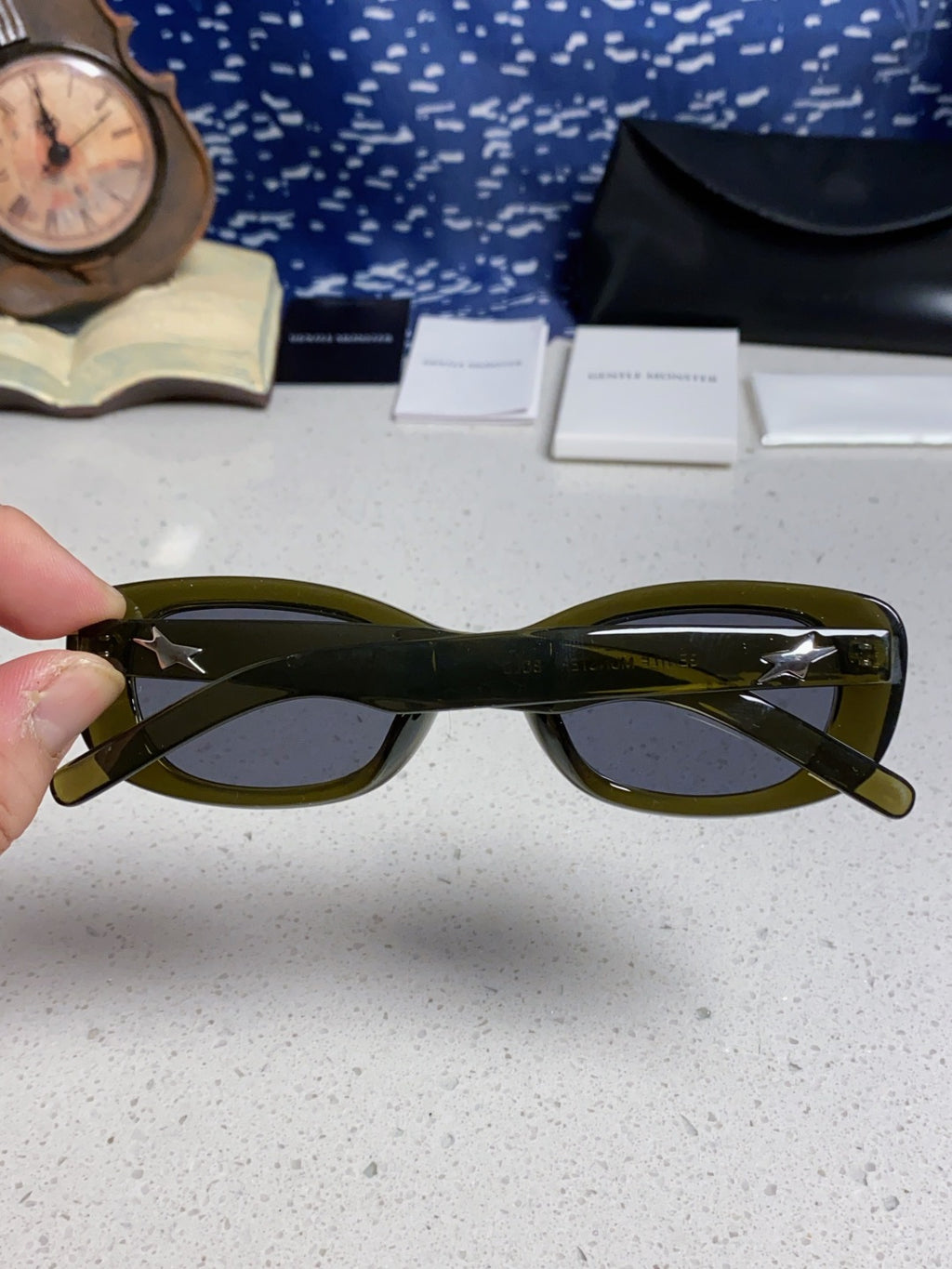 Gentle Monster ORACLE Cat-Eye Black Lens Sunglasses for Women - detail image 5