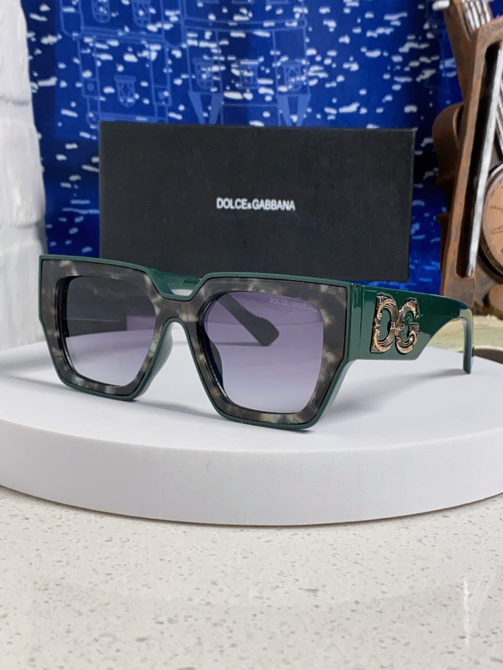 Dolce & Gabbana Square Silver Lens Sunglasses for Women - 466447