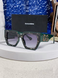 Dolce & Gabbana Square Silver Lens Sunglasses for Women - 466447