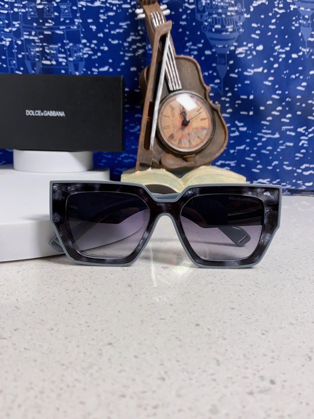 Dolce & Gabbana Square Silver Lens Sunglasses for Women - 466448 - detail image 9