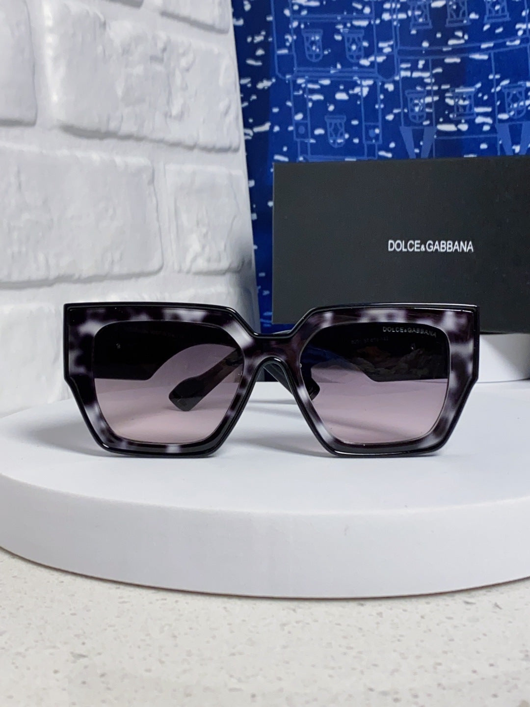 Dolce & Gabbana Square Silver Lens Sunglasses for Women - 466449 - detail image 2