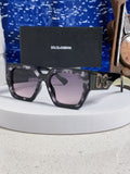Dolce & Gabbana Square Silver Lens Sunglasses for Women - 466449