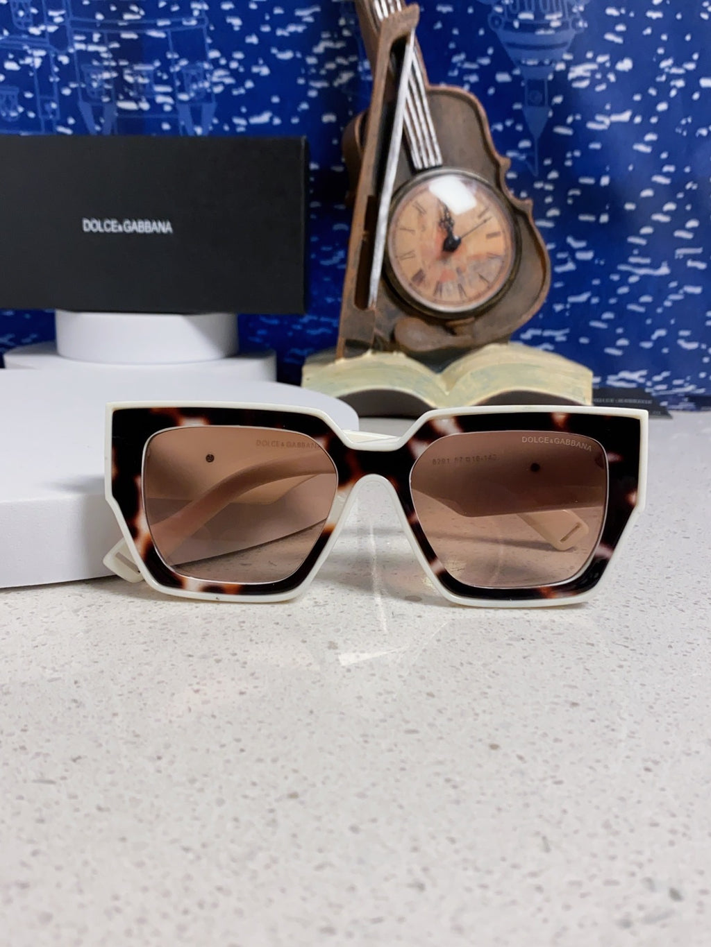 Dolce & Gabbana Square Red Lens Sunglasses for Women - detail image 9