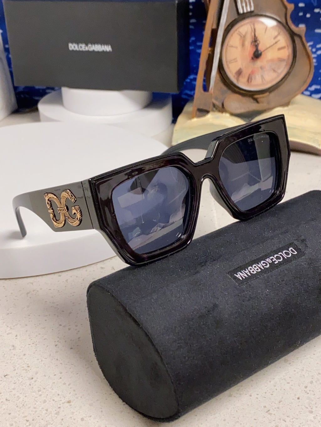 Dolce & Gabbana Square Silver Lens Sunglasses for Women - detail image 10