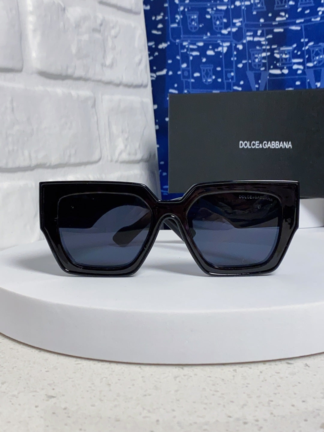 Dolce & Gabbana Square Silver Lens Sunglasses for Women - detail image 2