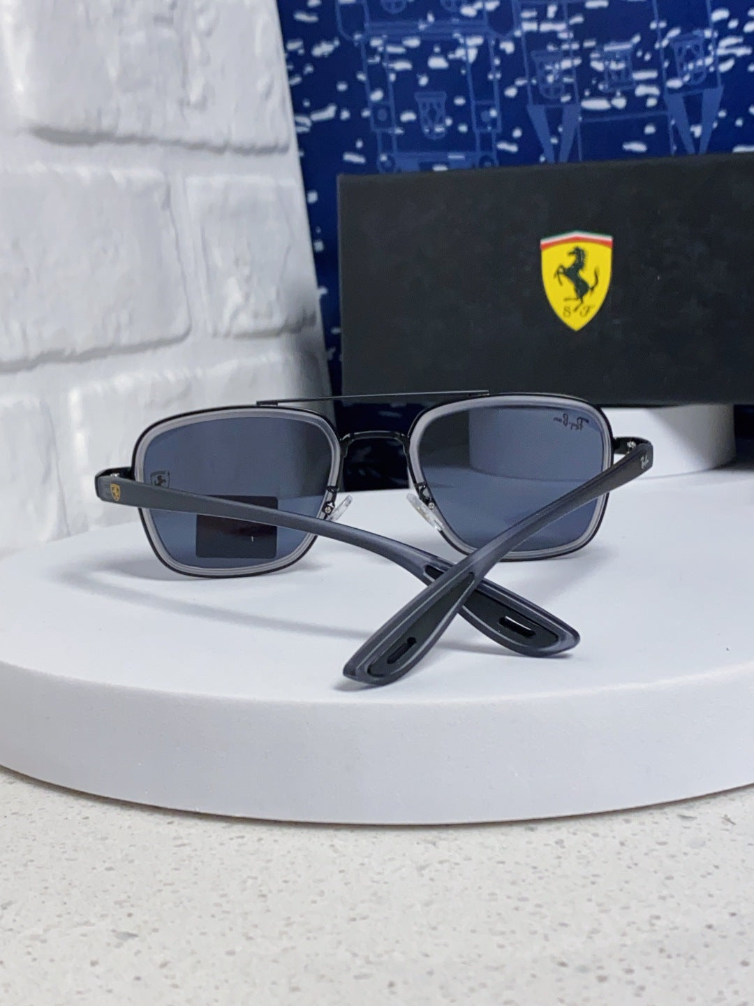 Ray-Ban BR3911 Metal Oversized Blue Lens Sunglasses for Men & Women - 466541 - detail image 3