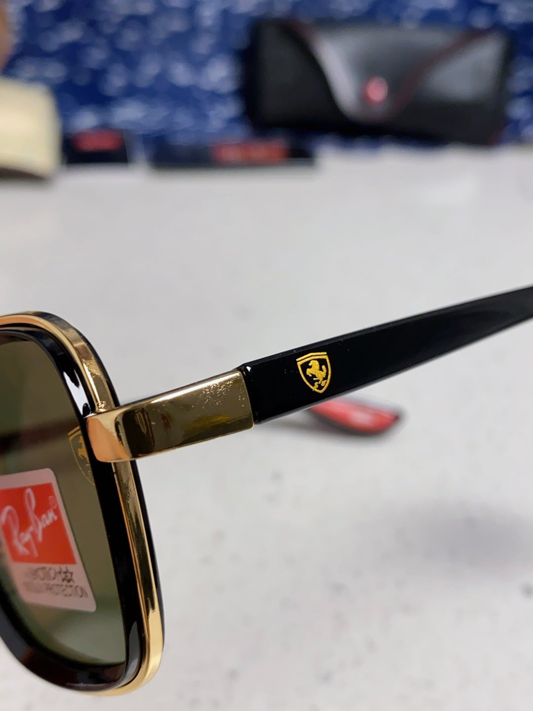 Ray-Ban BR3911 Metal Oversized Silver Lens Sunglasses for Men & Women - 466542 - detail image 7