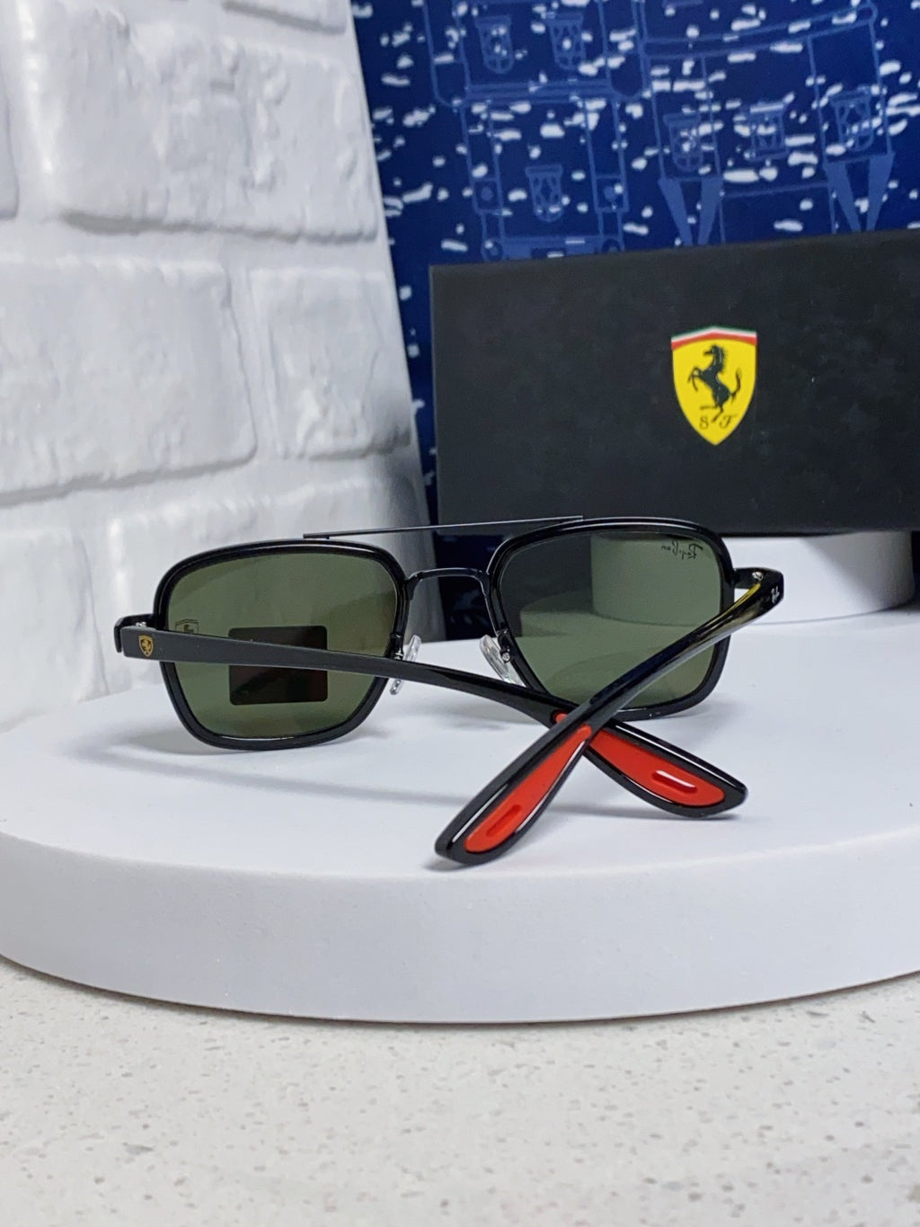 Ray-Ban BR3911 Metal Oversized Silver Lens Sunglasses for Men & Women - detail image 3