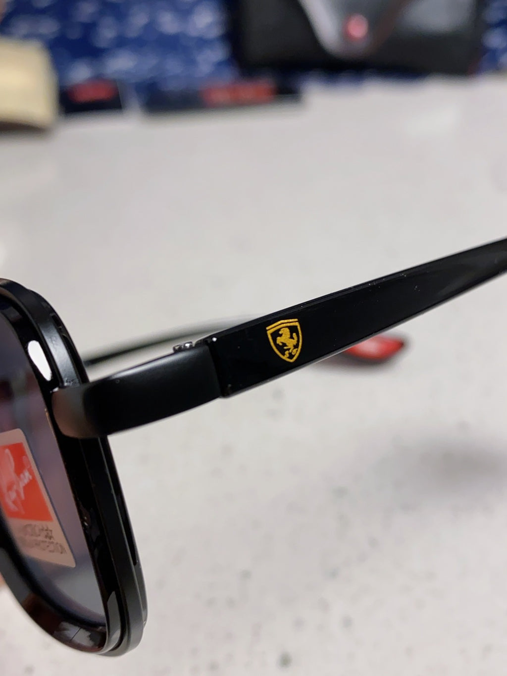 Ray-Ban BR3911 Metal Oversized Blue Lens Sunglasses for Men & Women - detail image 7
