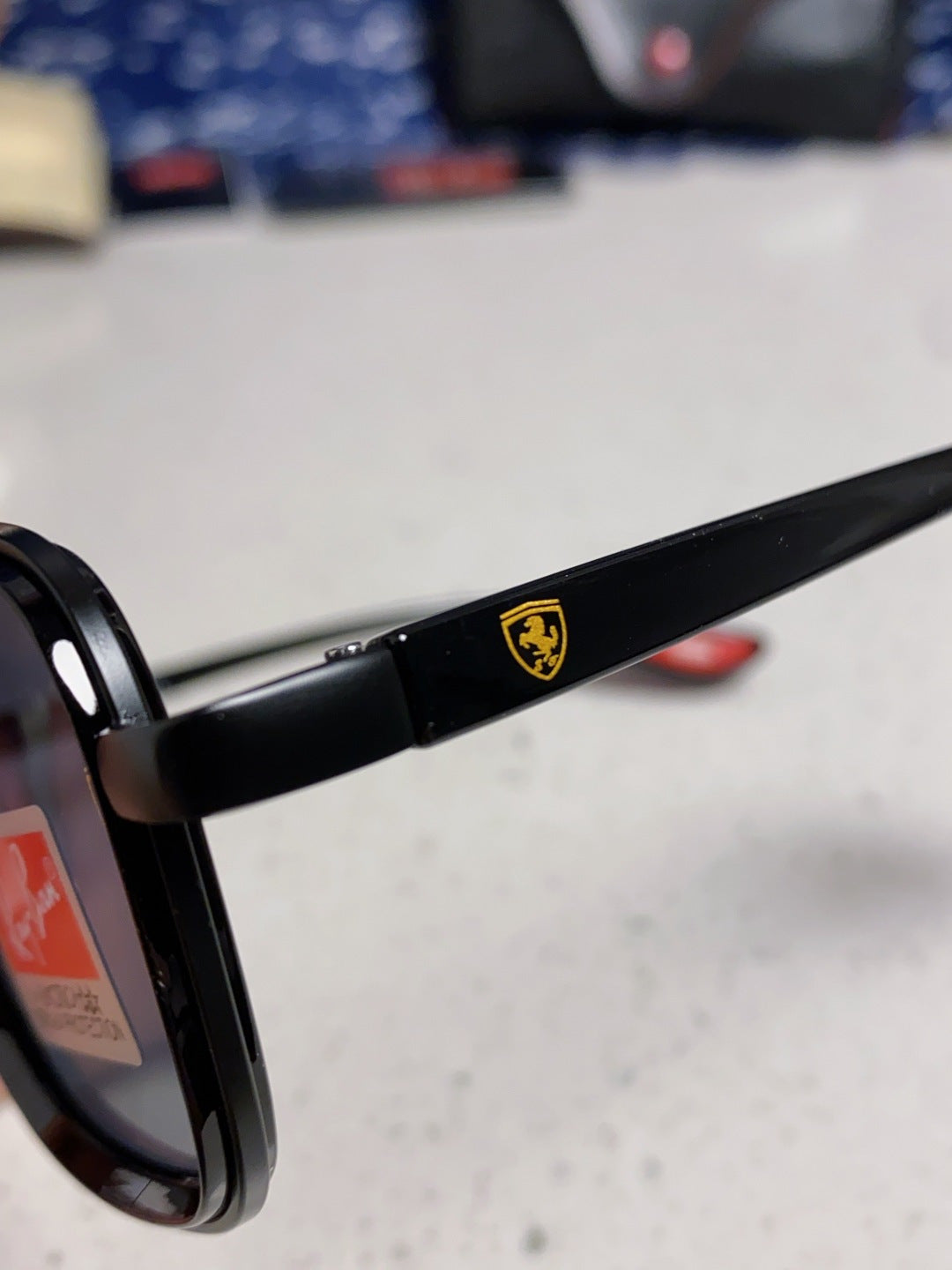 Ray-Ban BR3911 Metal Oversized Blue Lens Sunglasses for Men & Women - detail image 7