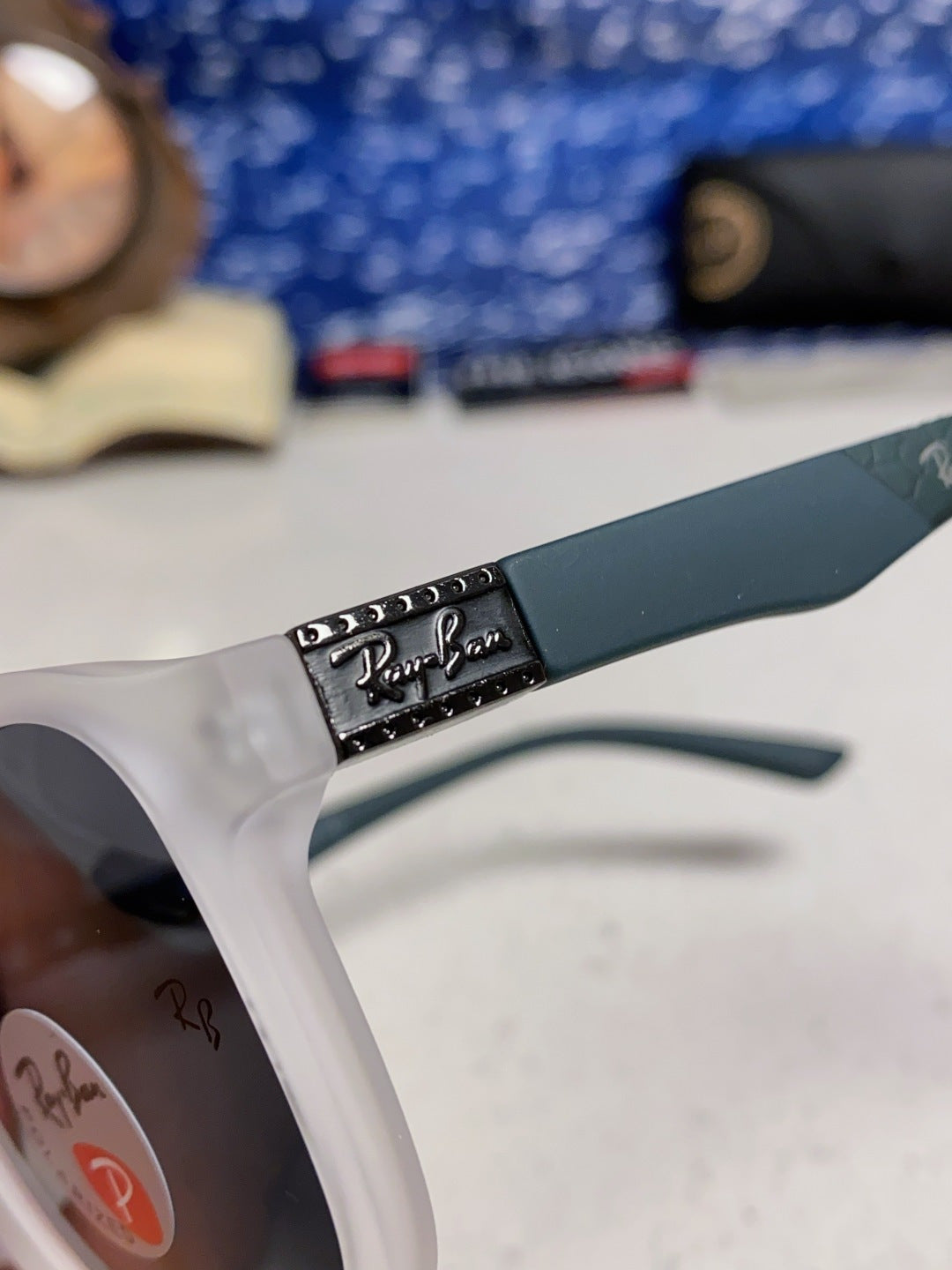 Ray-Ban RB69061 Aviator Silver Lens Sunglasses for Men & Women - detail image 7