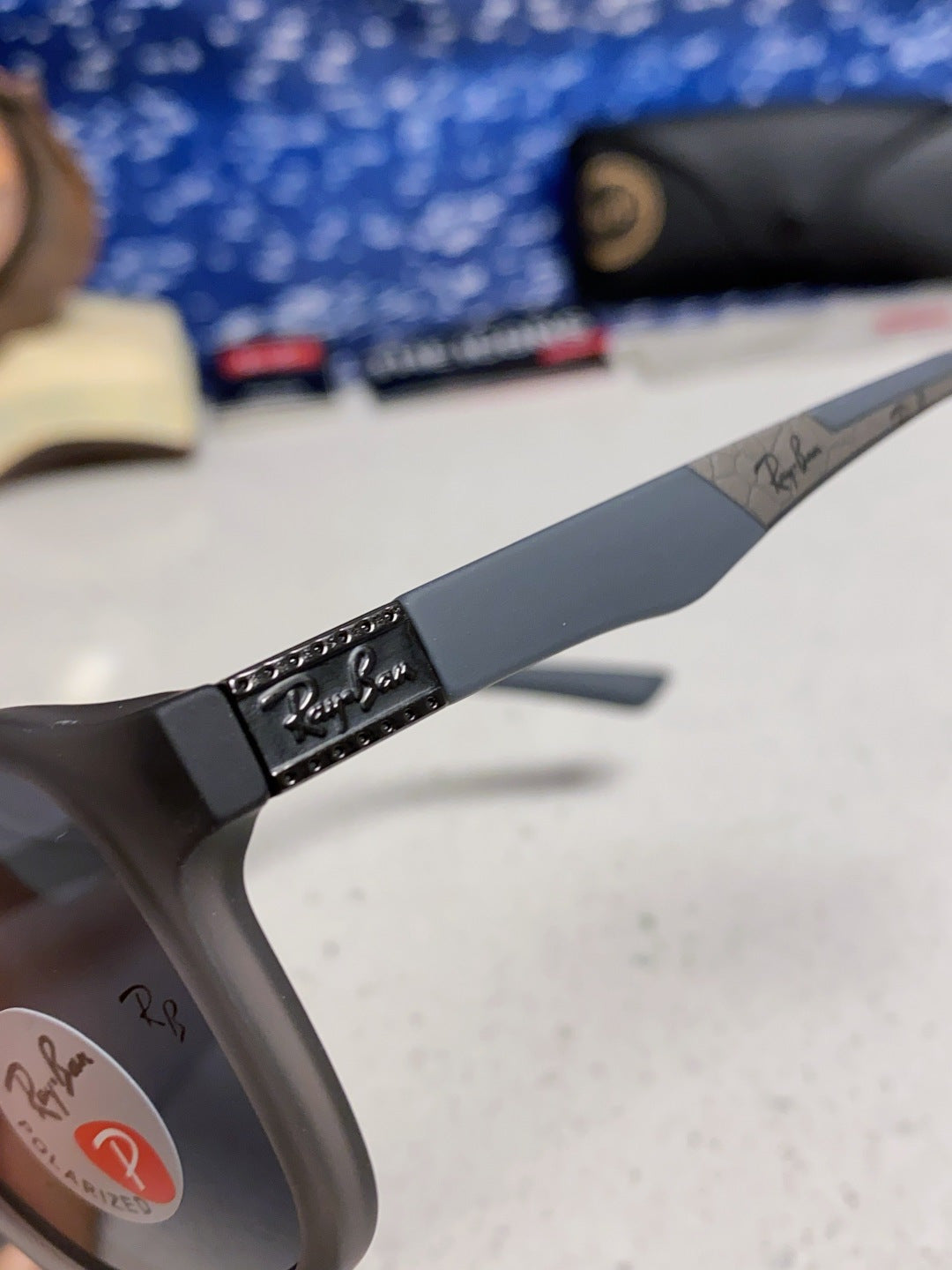 Ray-Ban RB69061 Aviator Black Lens Sunglasses for Men & Women - 433175 - detail image 7