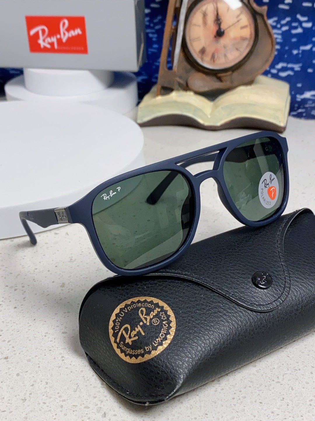 Ray-Ban RB69061 Aviator Black Lens Sunglasses for Men & Women - 998536 - detail image 10