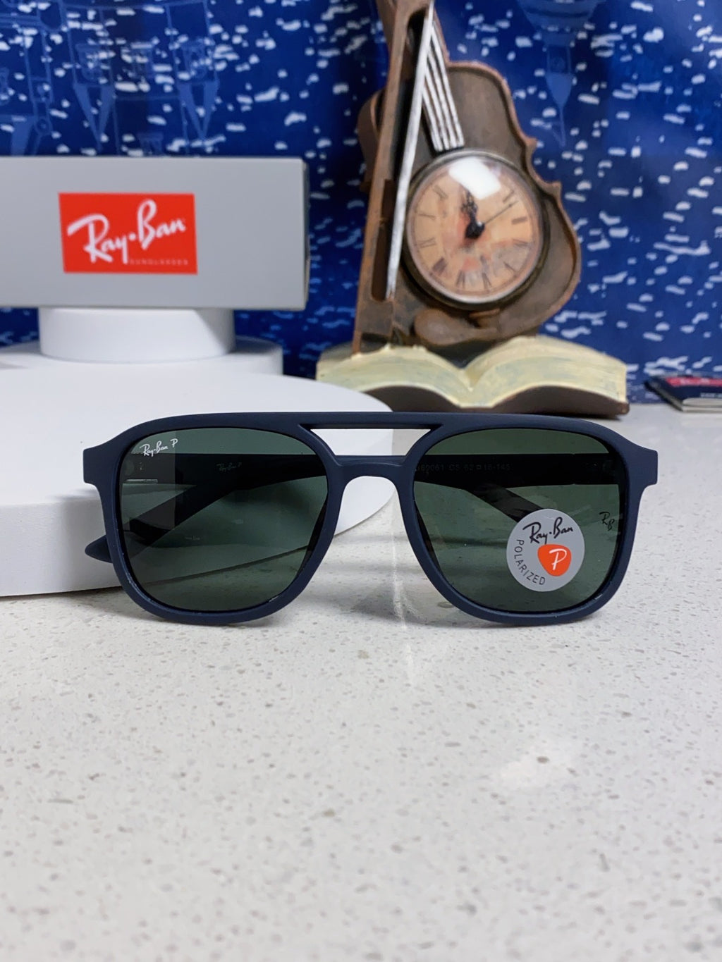 Ray-Ban RB69061 Aviator Black Lens Sunglasses for Men & Women - 998536 - detail image 9