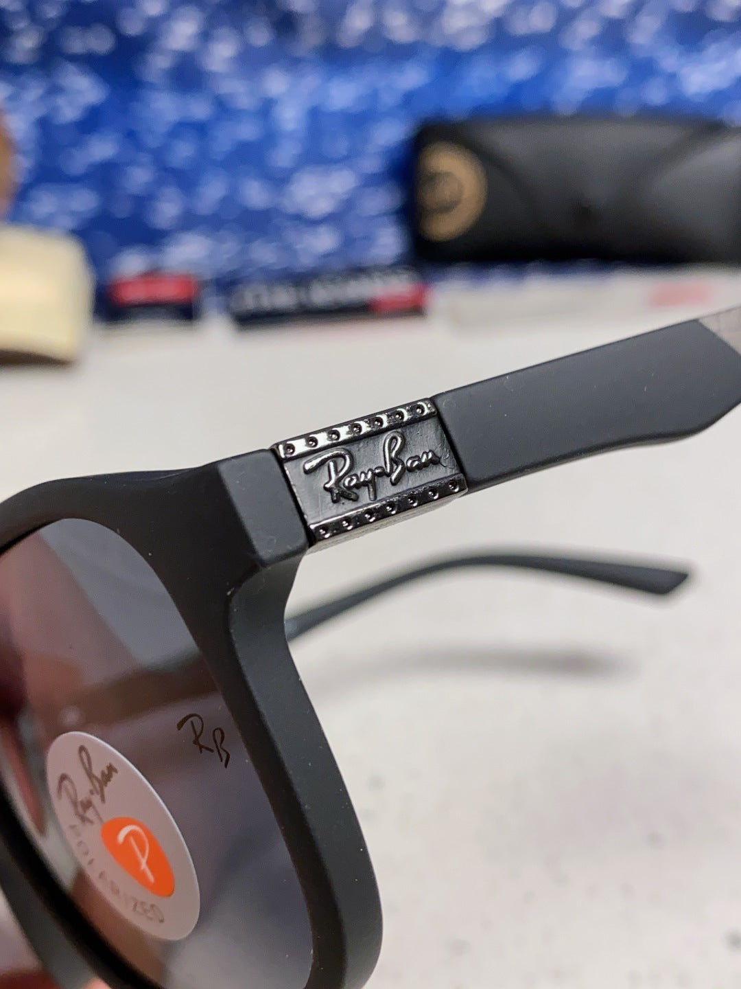 Ray-Ban RB69061 Aviator Black Lens Sunglasses for Men & Women - 433052 - detail image 7