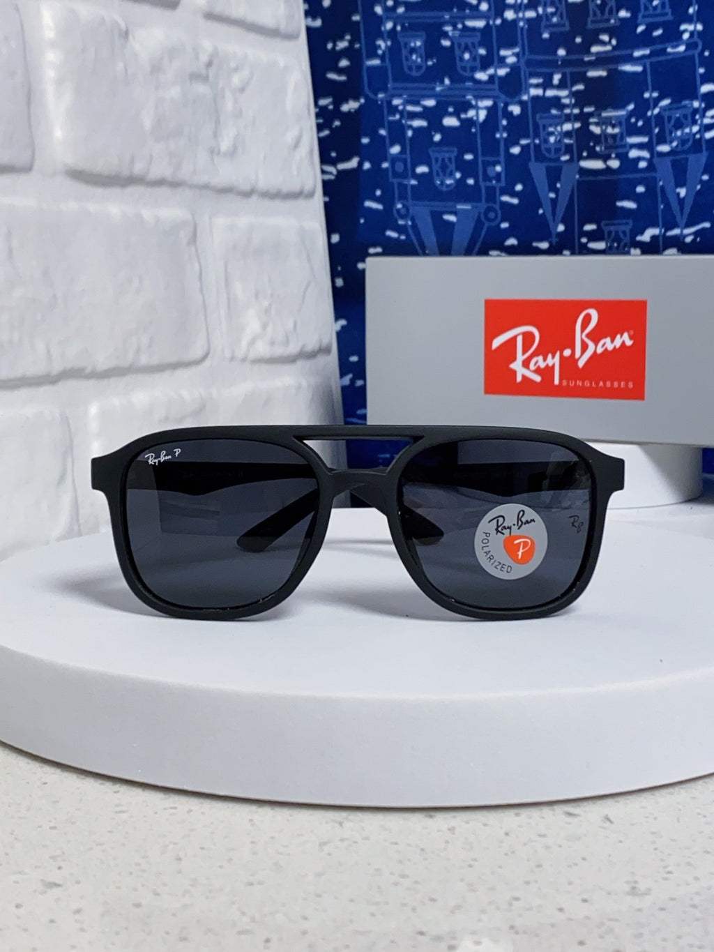 Ray-Ban RB69061 Aviator Black Lens Sunglasses for Men & Women - 433052 - detail image 2