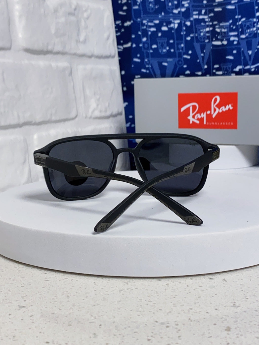 Ray-Ban RB69061 Aviator Black Lens Sunglasses for Men & Women - 433052 - detail image 3