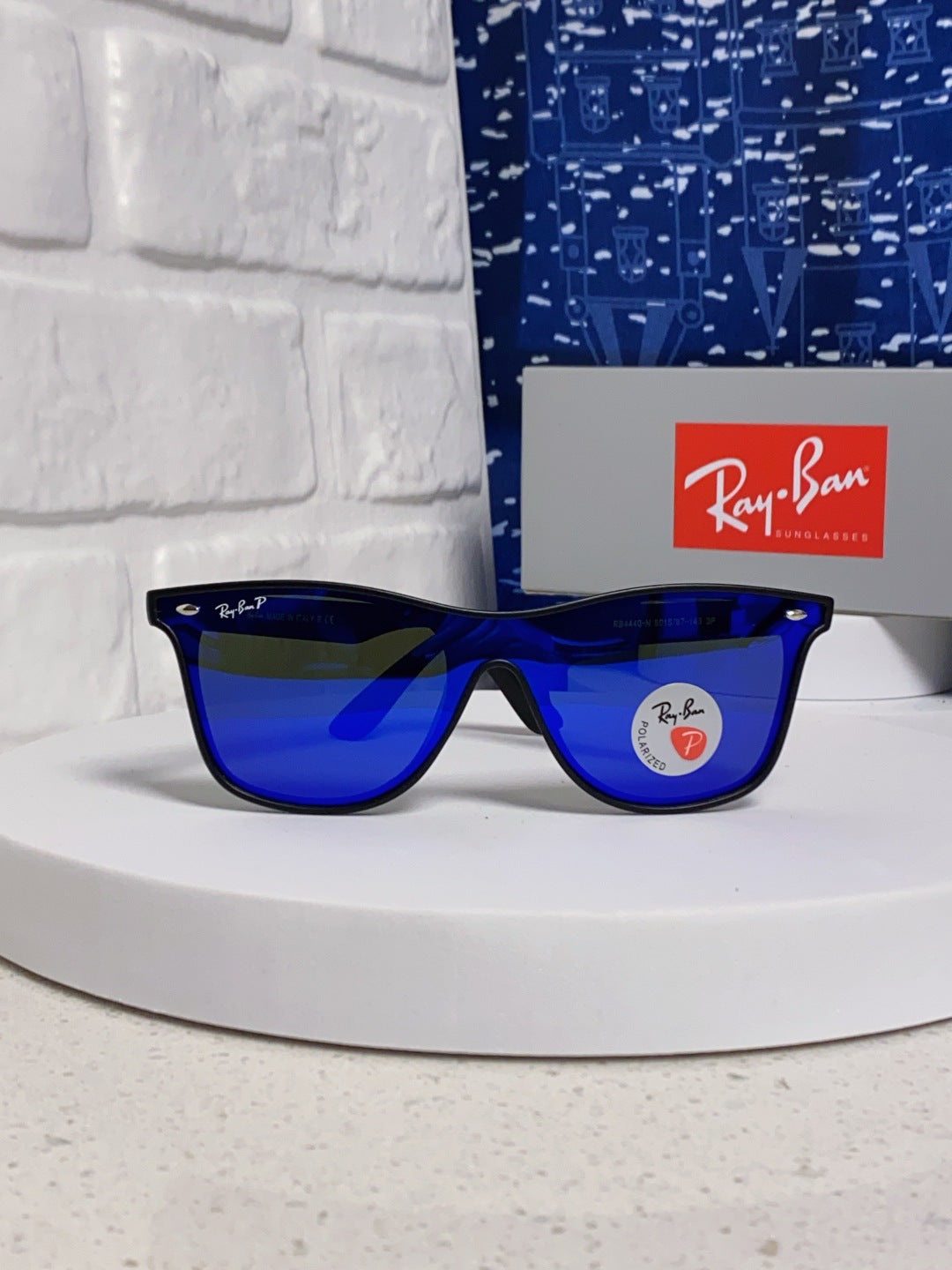 Ray-Ban RB4440N Polarized Fashion Blue Lens Sunglasses for Men & Wome - 488302 - detail image 2