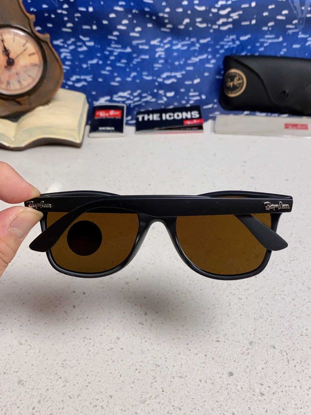 Ray-Ban RB4440N Polarized Fashion Blue Lens Sunglasses for Men & Wome - 433055 - detail image 5