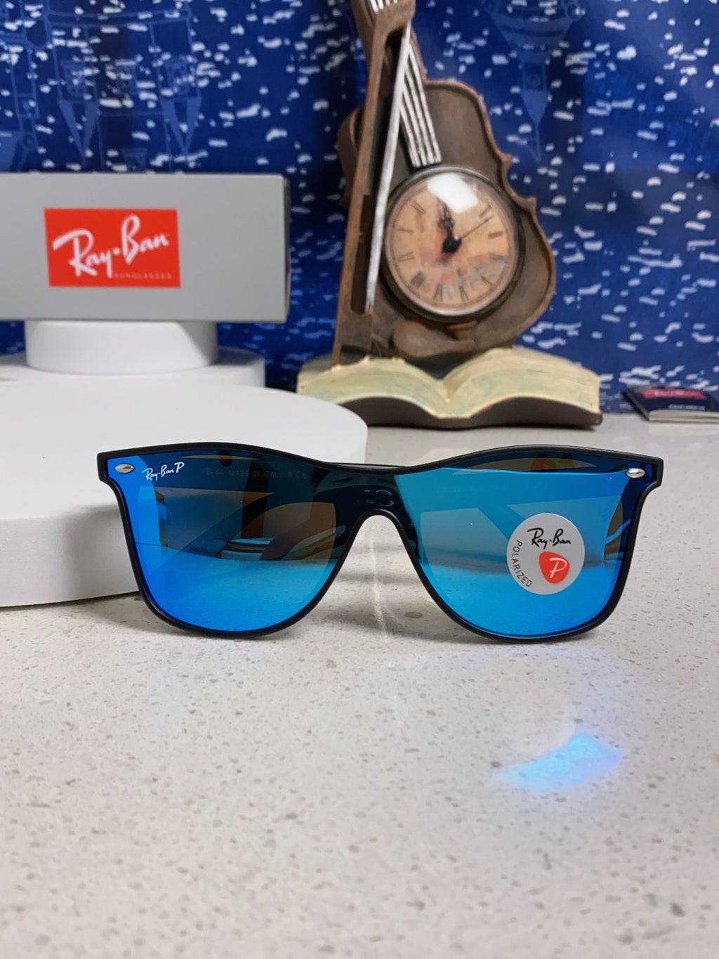 Ray-Ban RB4440N Polarized Fashion Blue Lens Sunglasses for Men & Wome - 433055 - detail image 9