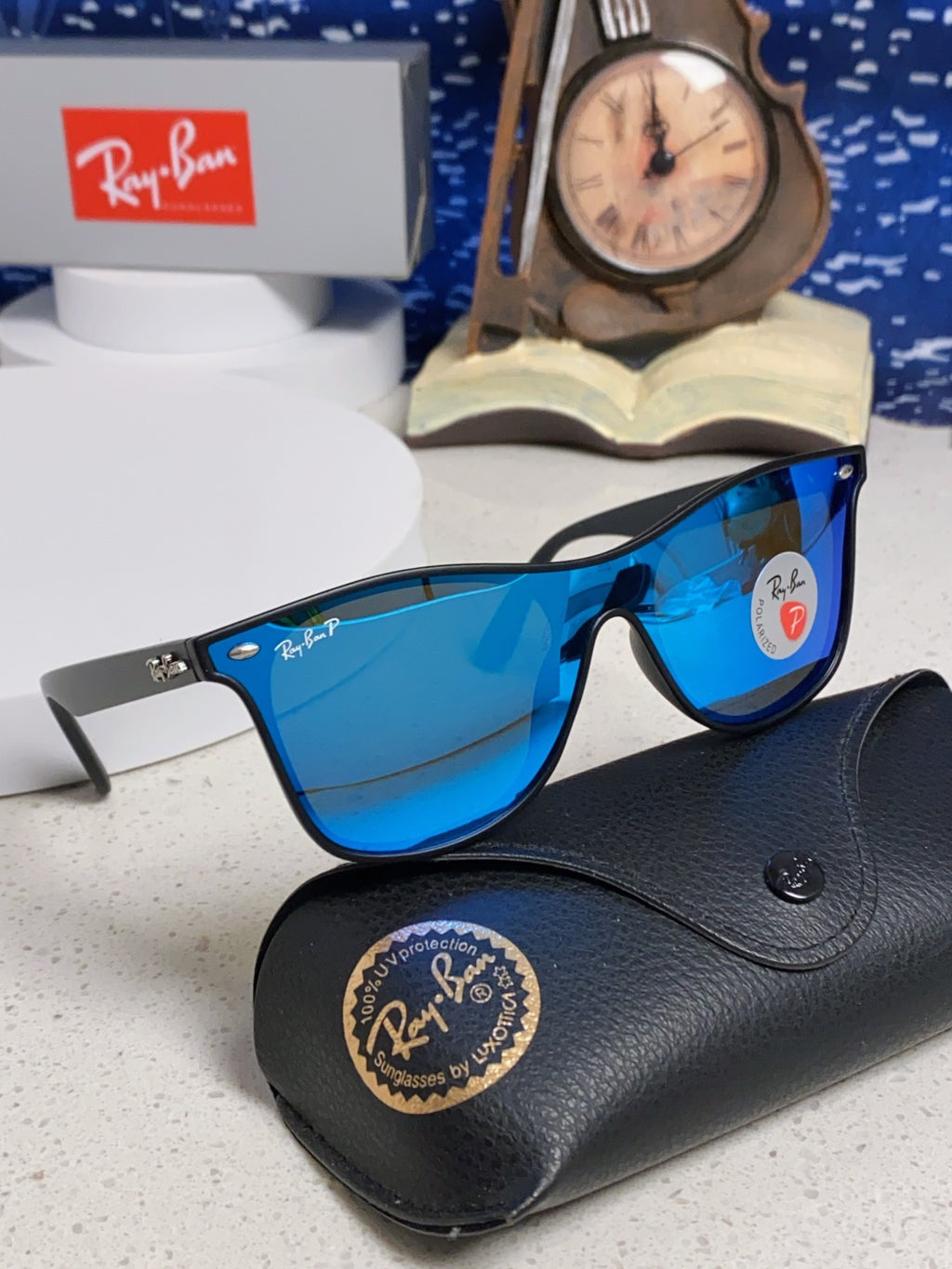 Ray-Ban RB4440N Polarized Fashion Blue Lens Sunglasses for Men & Wome - 433055 - detail image 10