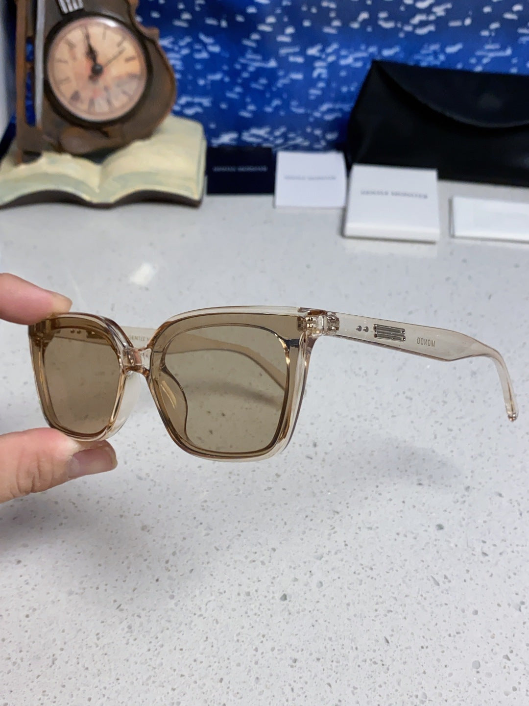 Gentle Monster MONOO Polarized Square Silver Lens Sunglasses for Men & Women - detail image 5
