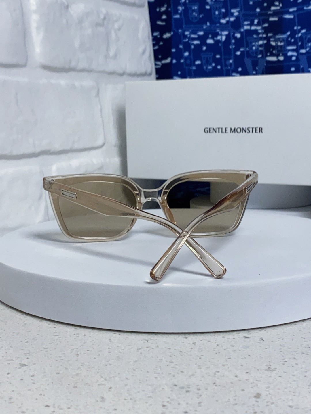 Gentle Monster MONOO Polarized Square Silver Lens Sunglasses for Men - 432943 - detail image 2