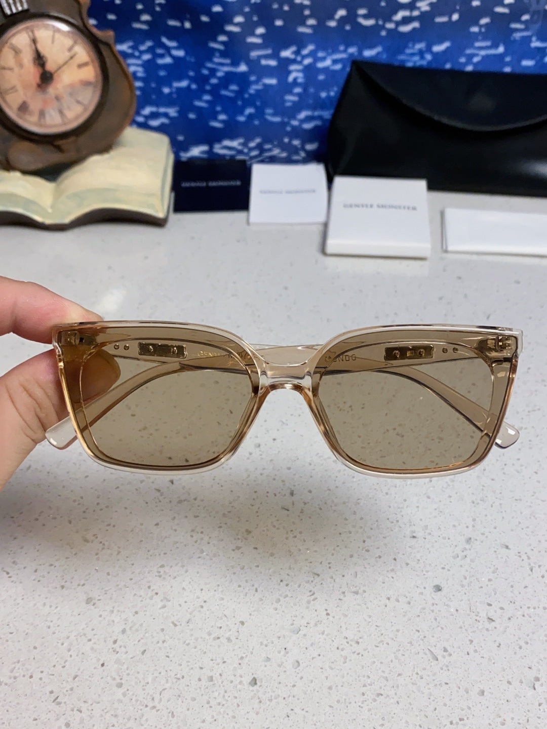 Gentle Monster MONOO Polarized Square Silver Lens Sunglasses for Men - 998471 - detail image 3