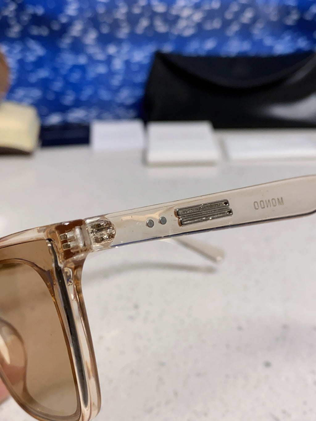 Gentle Monster MONOO Polarized Square Silver Lens Sunglasses for Men & Women - detail image 6