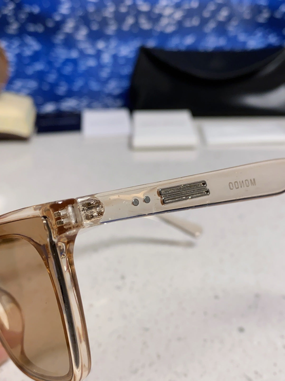 Gentle Monster MONOO Polarized Square Silver Lens Sunglasses for Men & Women - detail image 6