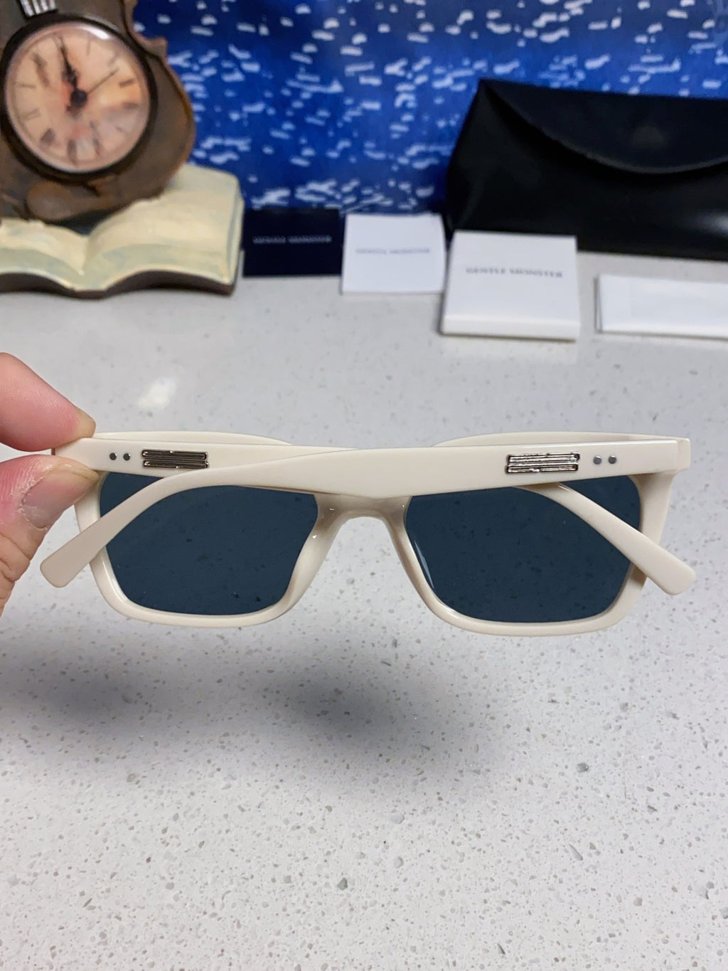 Gentle Monster MONOO Polarized Square Blue Lens Sunglasses for Men & - 432944 - detail image 5