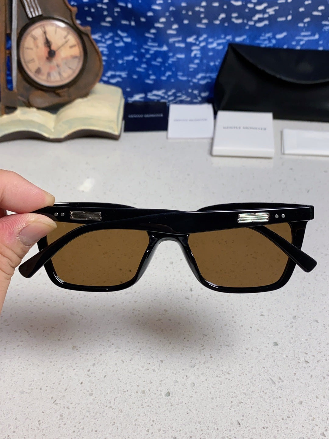 Gentle Monster MONOO Polarized Square Brown Lens Sunglasses for Men & - 432945 - detail image 5