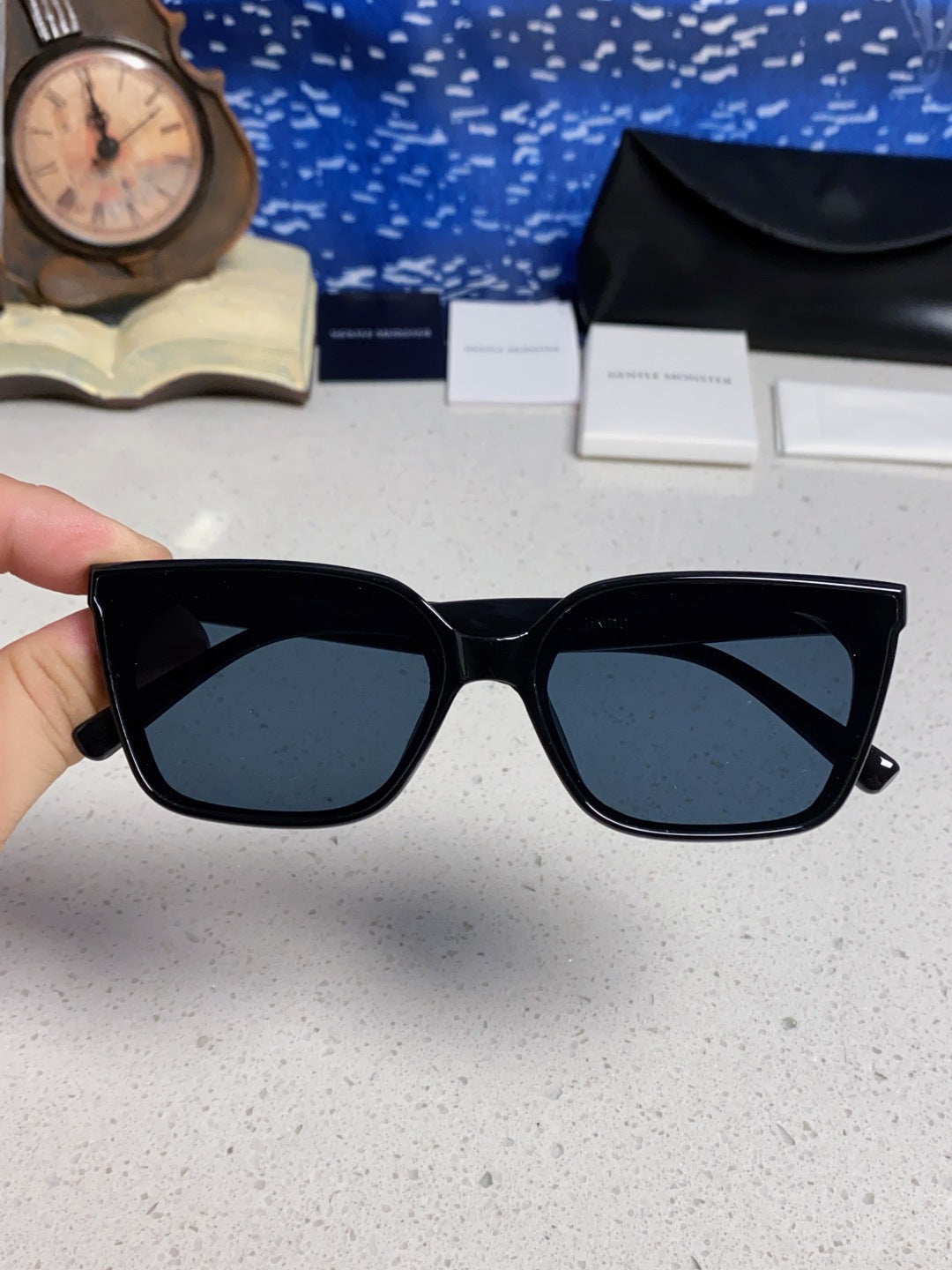 Gentle Monster MONOO Polarized Square Black Lens Sunglasses for Men & - 432946 - detail image 4