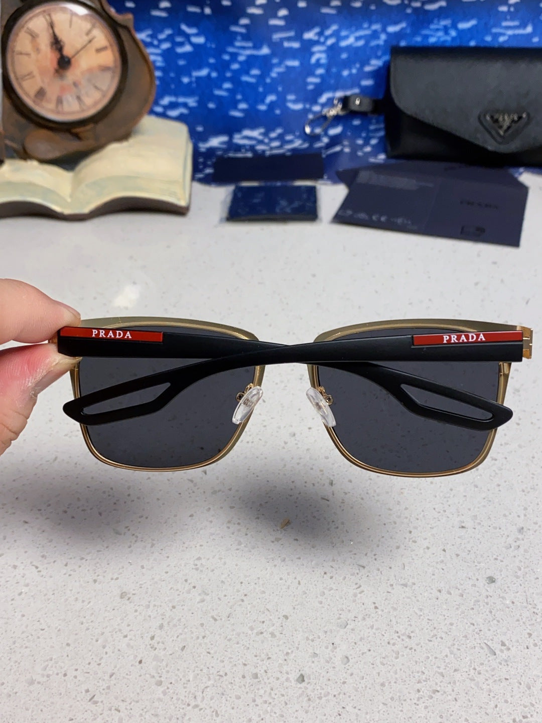 Prada Fashion Silver Lens Sunglasses for Men & Women - 487192 - detail image 5