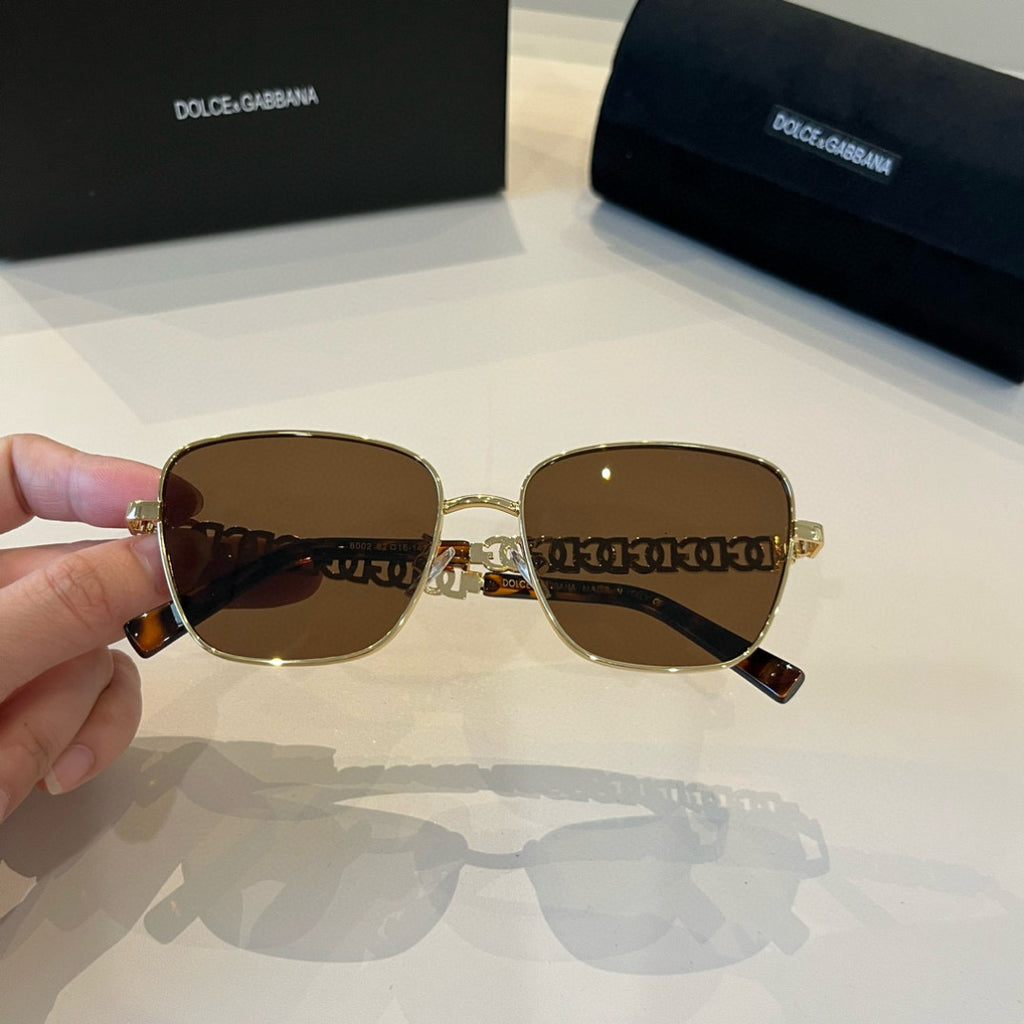 Dolce & Gabbana Polarized Fashion Brown Lens Sunglasses for Men - detail image 5
