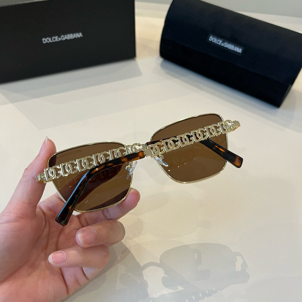 Dolce & Gabbana Polarized Fashion Brown Lens Sunglasses for Men - detail image 9