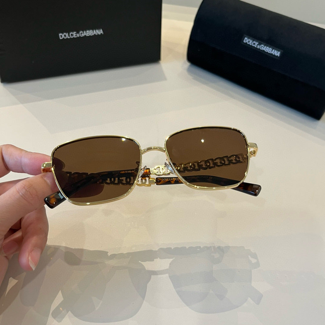Dolce & Gabbana Polarized Fashion Brown Lens Sunglasses for Men - detail image 7