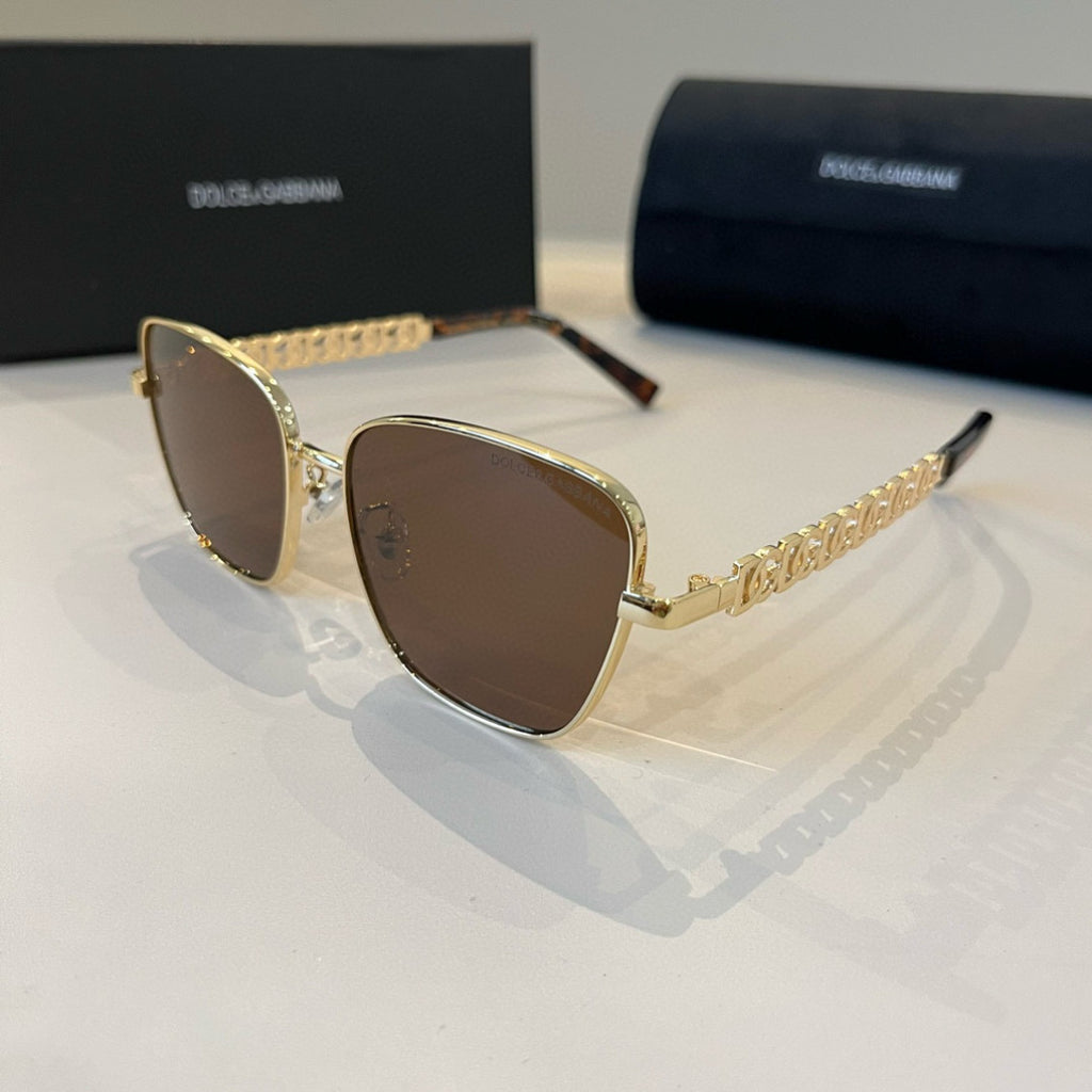 Dolce & Gabbana Polarized Fashion Brown Lens Sunglasses for Men - detail image 3