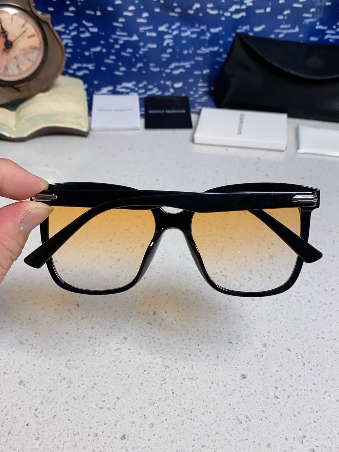 Gentle Monster LAROSA Square Black Lens Sunglasses for Men & Women - 488053 - detail image 6
