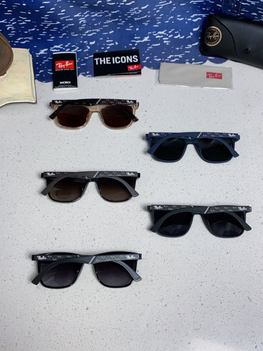 Ray-Ban RB69024 Polarized Fashion Silver Lens Sunglasses for Men - 488219 - detail image 11