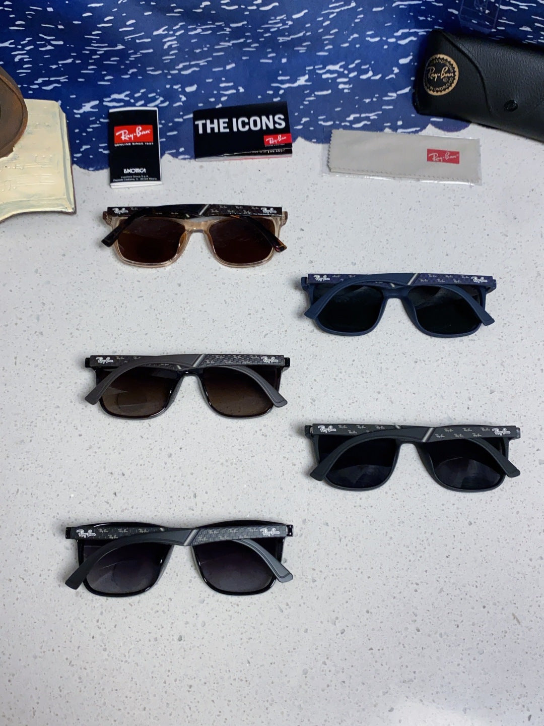Ray-Ban RB69024 Polarized Fashion Silver Lens Sunglasses for Men - 488219 - detail image 11
