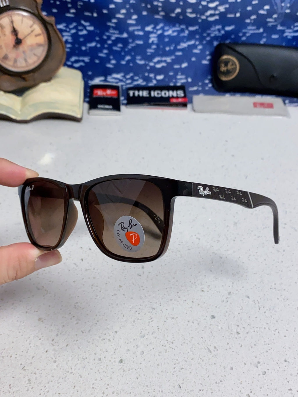 Ray-Ban RB69024 Polarized Fashion Silver Lens Sunglasses for Men - 488219 - detail image 6