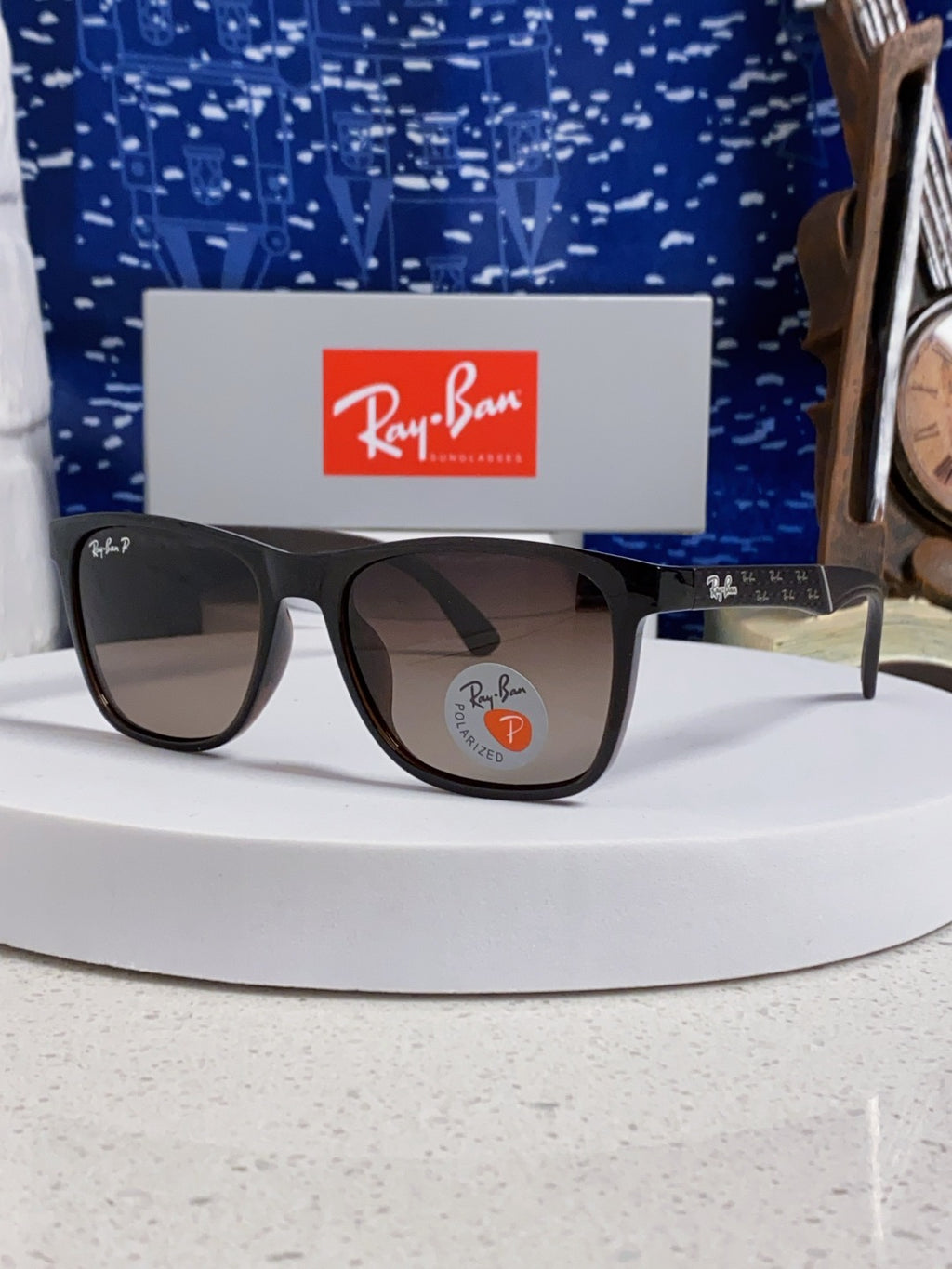 Ray-Ban RB69024 Polarized Fashion Silver Lens Sunglasses for Men - 488219