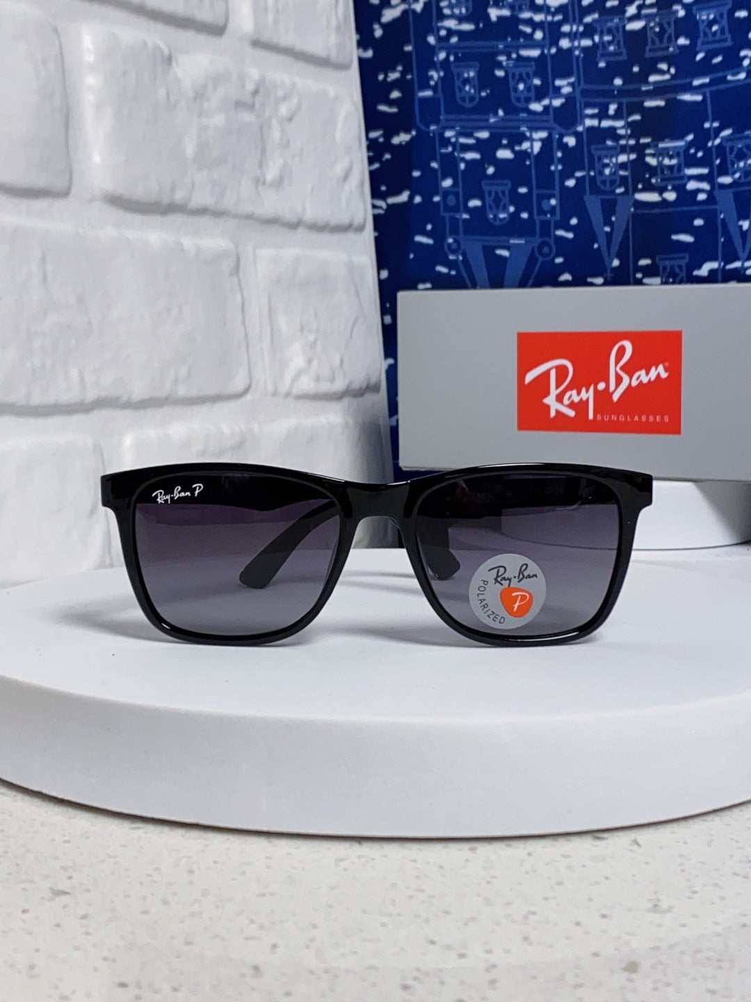 Ray-Ban RB69024 Polarized Fashion Silver Lens Sunglasses for Men - detail image 2
