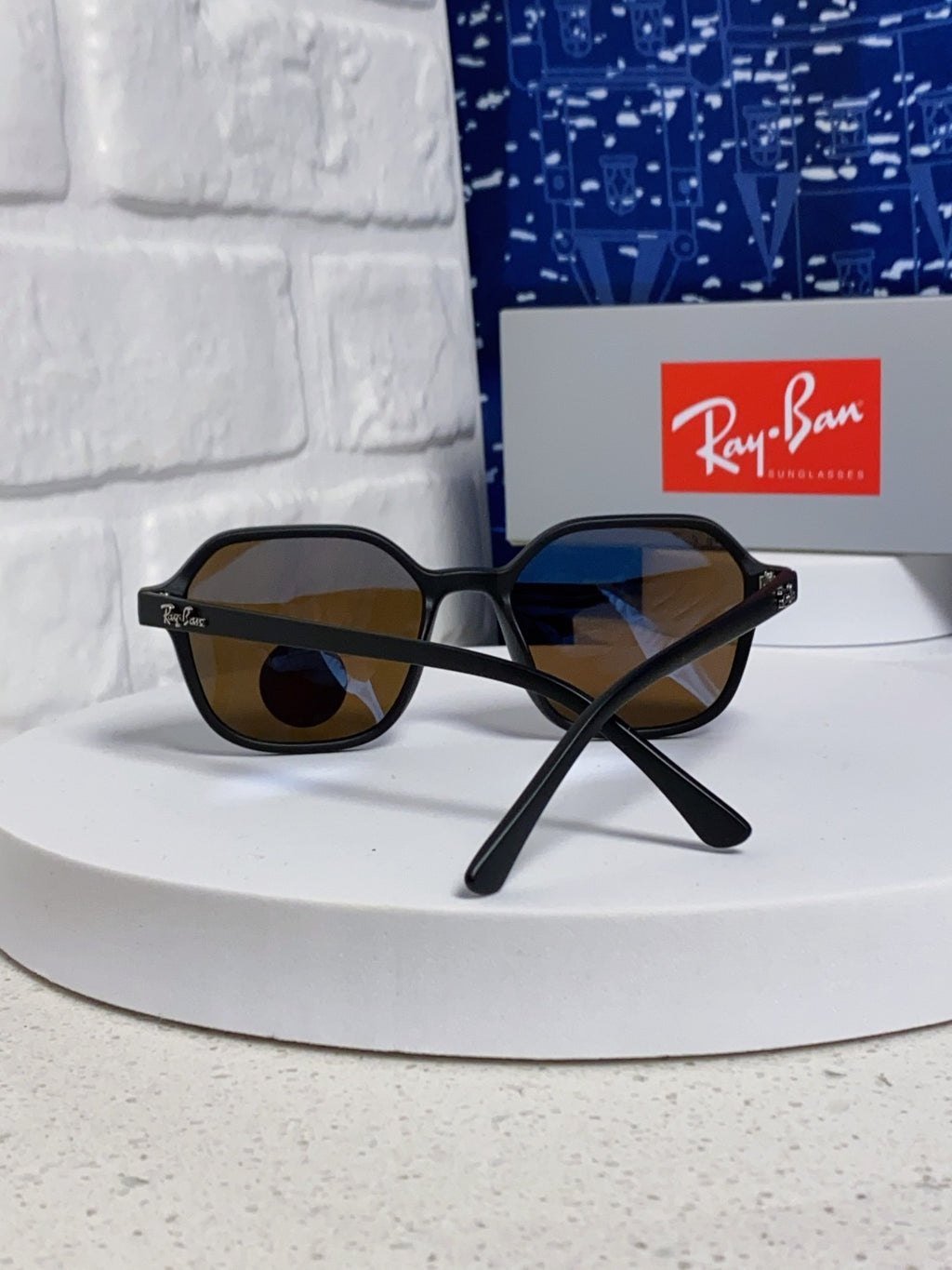 Ray-Ban RB2194 Polarized Round Blue Lens Sunglasses for Men & Women - 359035 - detail image 3