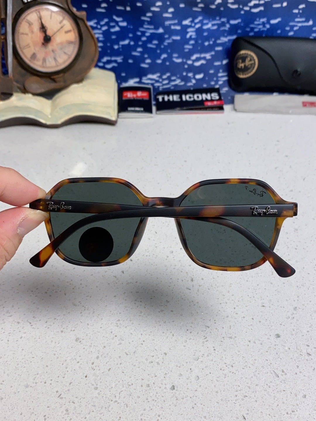 Ray-Ban RB2194 Polarized Round Silver Lens Sunglasses for Men & Women - 488224 - detail image 5