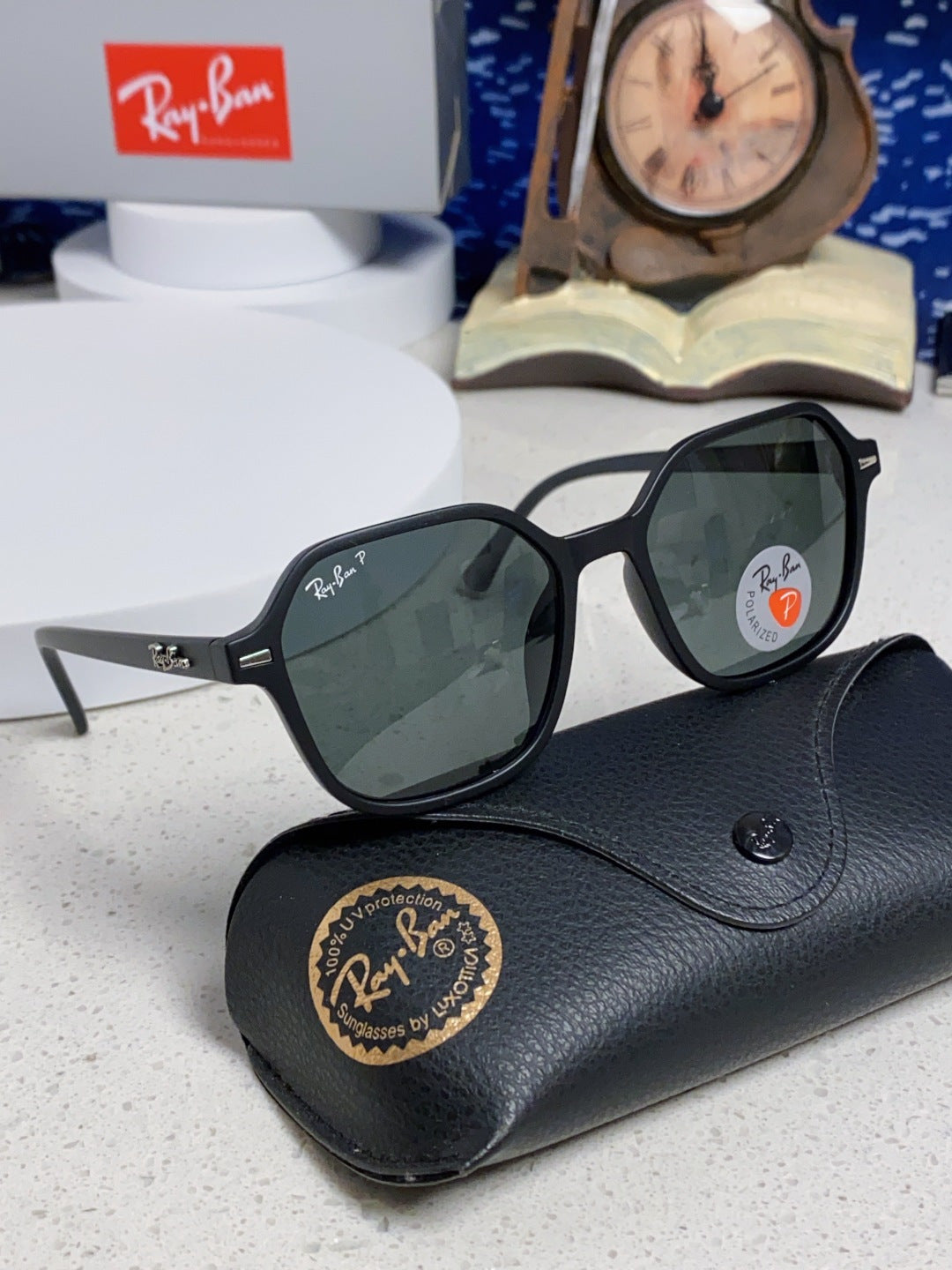 Ray-Ban RB2194 Polarized Round Black Lens Sunglasses for Men & Women - 488226 - detail image 10